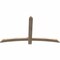 Ekena Millwork Bellingham Smooth Timber Gable Bracket, Douglas Fir, 60"W x 35"H x 1 1/2"D x 3 1/2"F, 14/12 Pitch GBW060X35X0204BEL00SDF - alternate 2